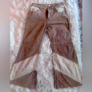 POL wide legged corduroy pants